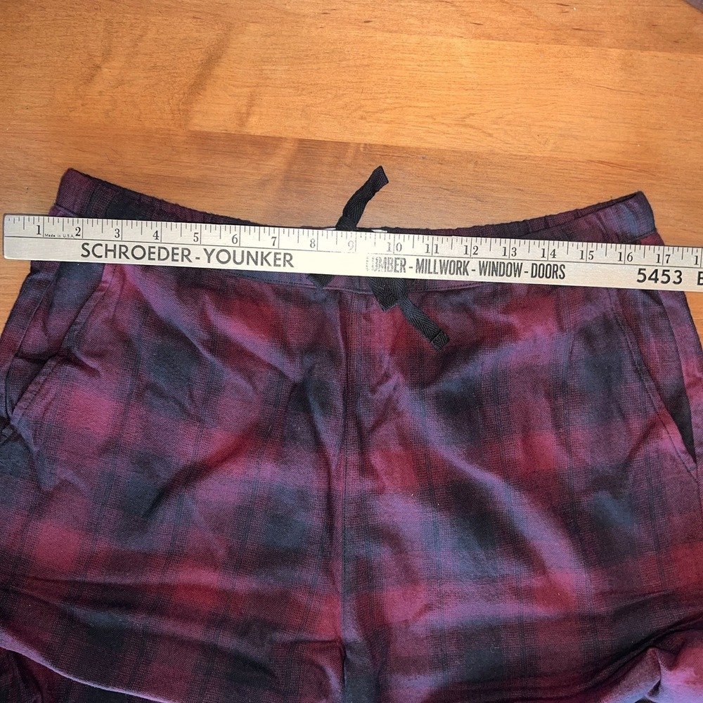 NWOT Old Ranch Men's Plaid Black And Red Pajama Bottoms Pants Drawstring - Picture 7 of 7